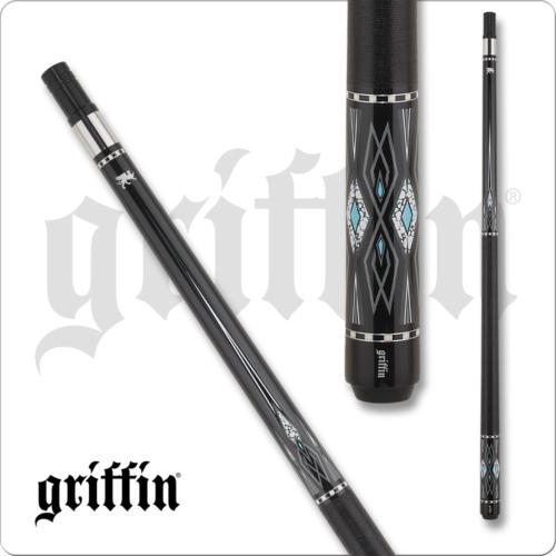 Griffin GR53 Pool Cue w/ Joint Protectors & FREE Shipping 19oz