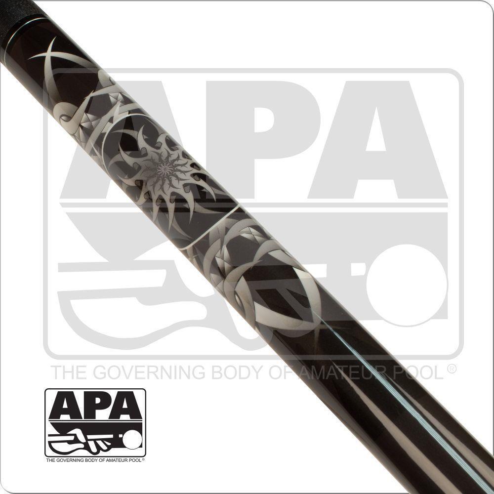 Action APA 33 Pool Cue Tribal Design 19oz Free Shipping!