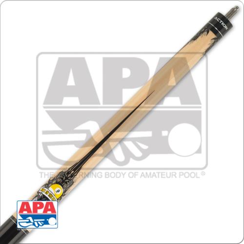 Action APA 37 Pool Cue 9 Ball On The Snap Design 19oz Free Shipping!