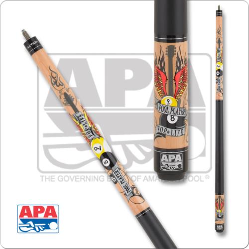 Action APA 39 Pool Cue Pool Player for Life Design 19oz Free Shipping!