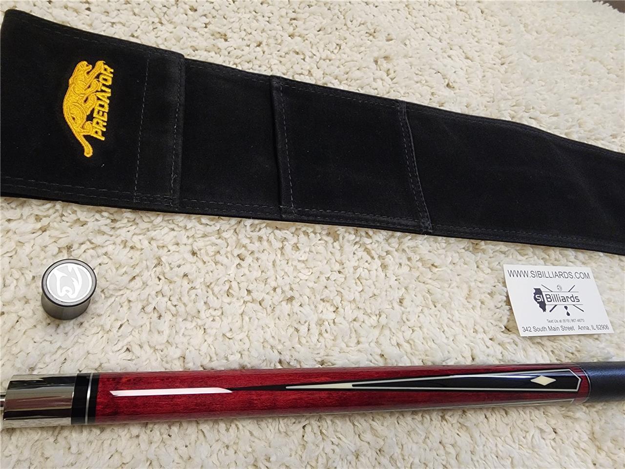 Predator K Series Classics 2-3 Cue - Butt only + Jt. Caps & Case! New!!
