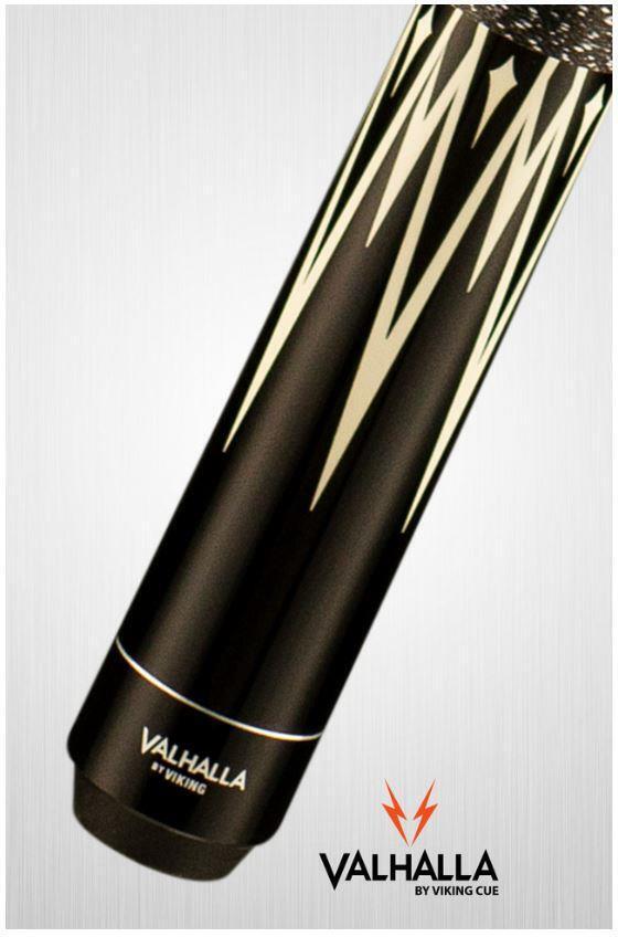 Viking Valhalla VA301 Hard Rock Maple Pool/Billiard Cue Black With HD Transfers