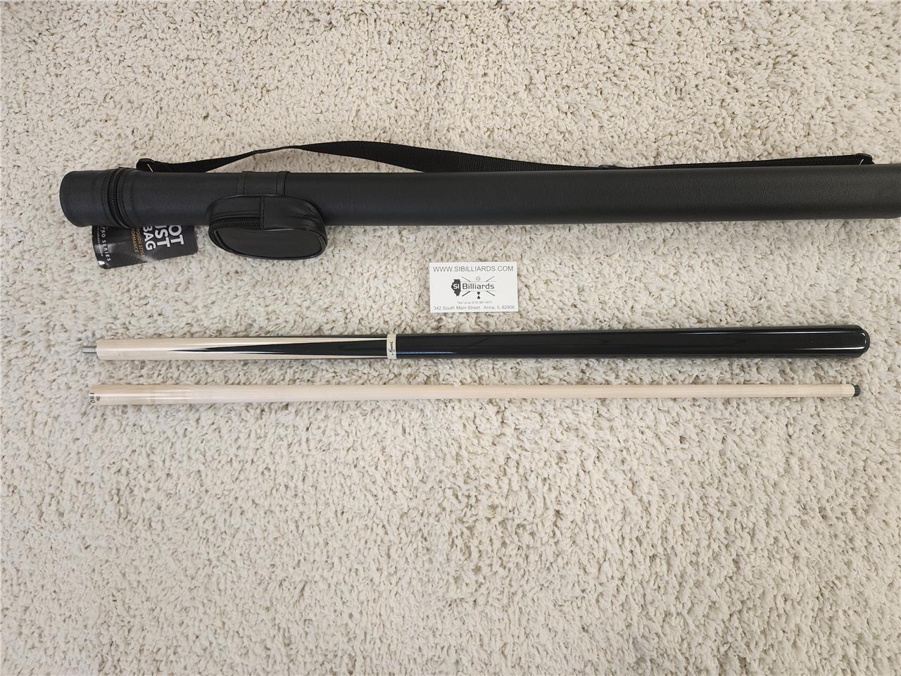 Meucci M1 Sneaky Pete Black Pool Cue with 29" The Pro Shaft & Free Hard Case! Ne