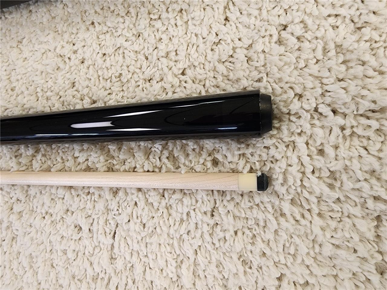 Meucci M1 Sneaky Pete Black Pool Cue with 29" The Pro Shaft & Free Hard Case! Ne