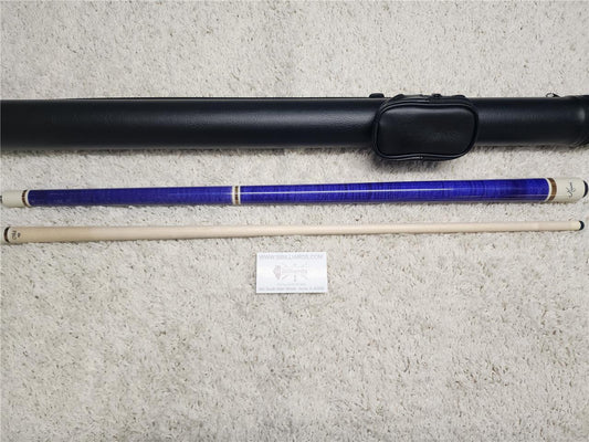 Meucci ANW-1 Purple Stained Pool Cue w/ Pro Shaft & Free Hard Case!