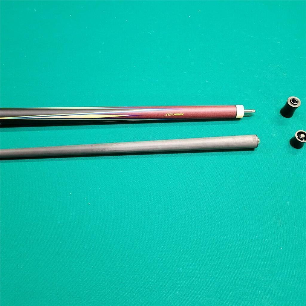 Predator 8 Point Sneaky Pete Purple Heart/Curly Linen Wrap Pool Cue w/ Revo 11.8