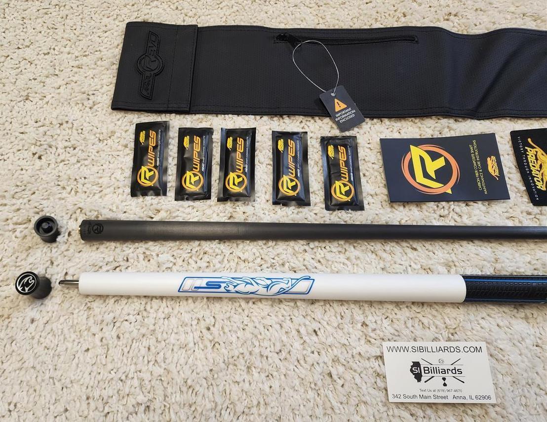 Predator Sport 2 Volt w/ Sport Wrap Pool Cue Uniloc Revo 11.8 WVP Shaft New!!
