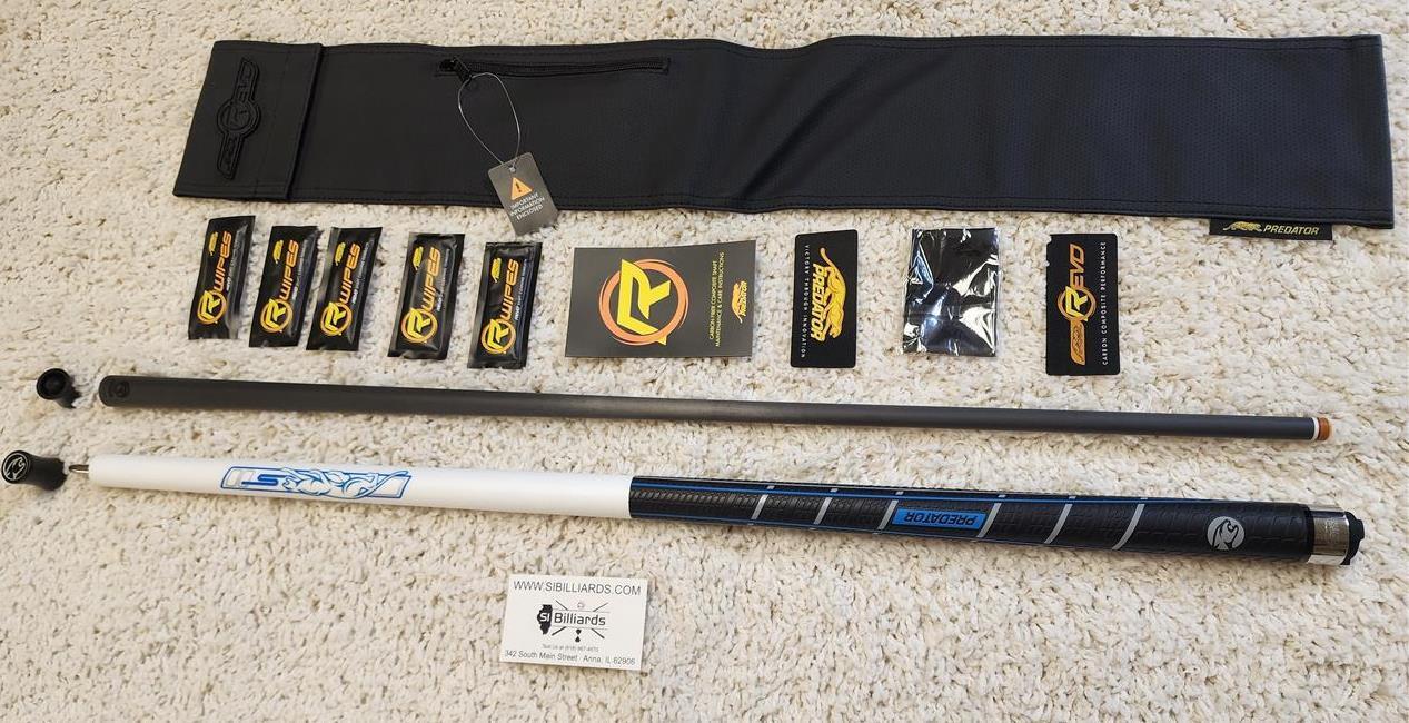 Predator Sport 2 Volt w/ Sport Wrap Pool Cue Uniloc Revo 11.8 WVP Shaft New!!