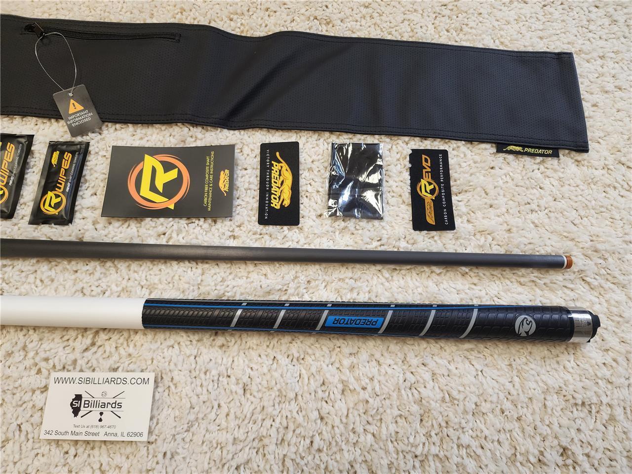 Predator Sport 2 Volt w/ Sport Wrap Pool Cue Uniloc Revo 12.4 WVP Shaft New!!