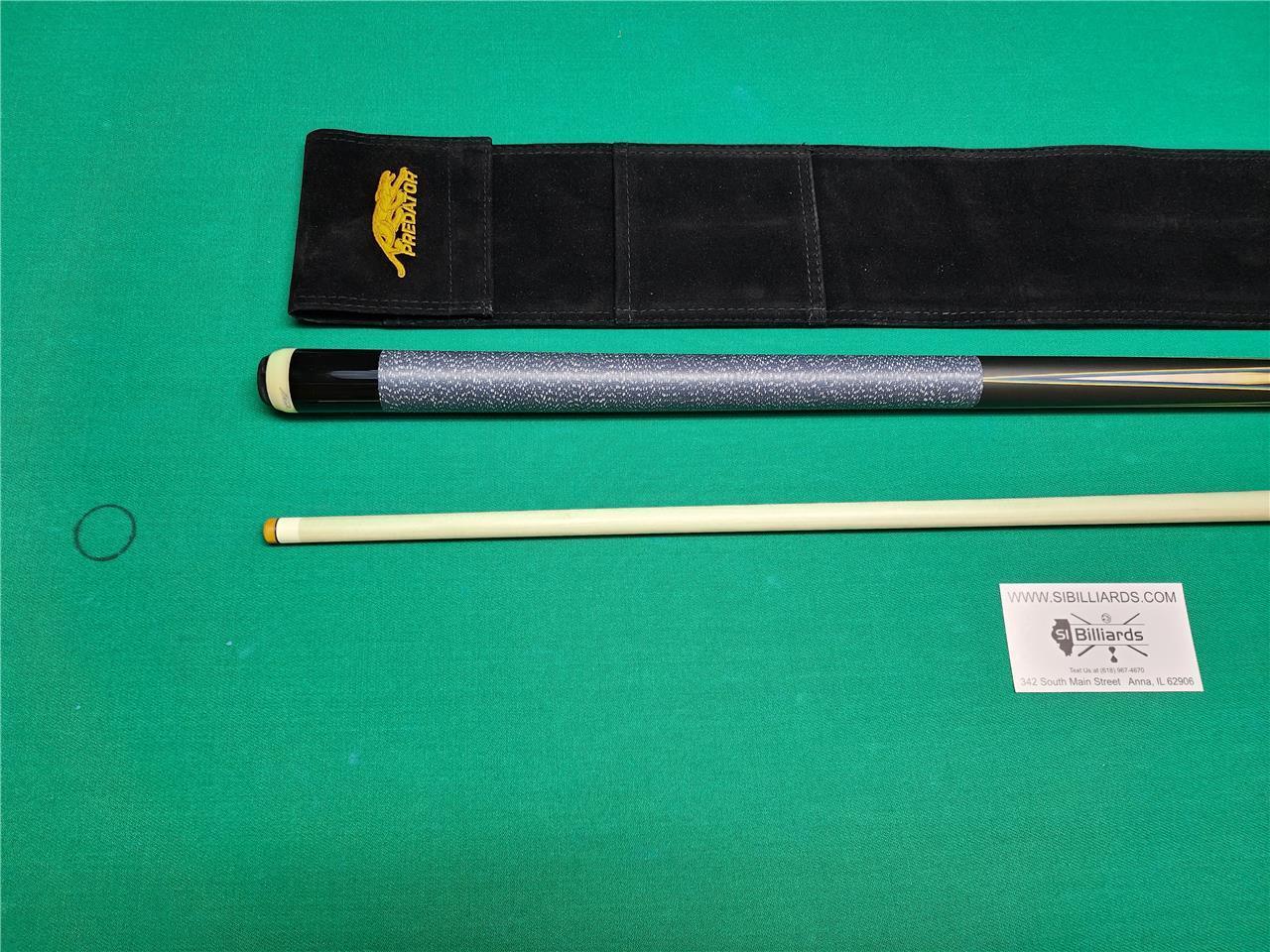 Predator 8 Point Sneaky Pete Purple Heart/Curly Linen Wrap Pool Cue w/ 314-3 New