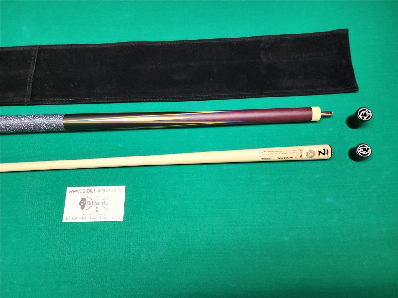 Predator 8 Point Sneaky Pete Purple Heart/Curly Linen Wrap Pool Cue w/ 314-3 New