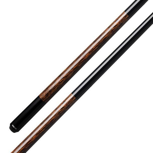 KODA POOL CUE KD20 Black Butt w/ Palm Wood Decal Wrap & Maple Shaft 19 oz 12.75
