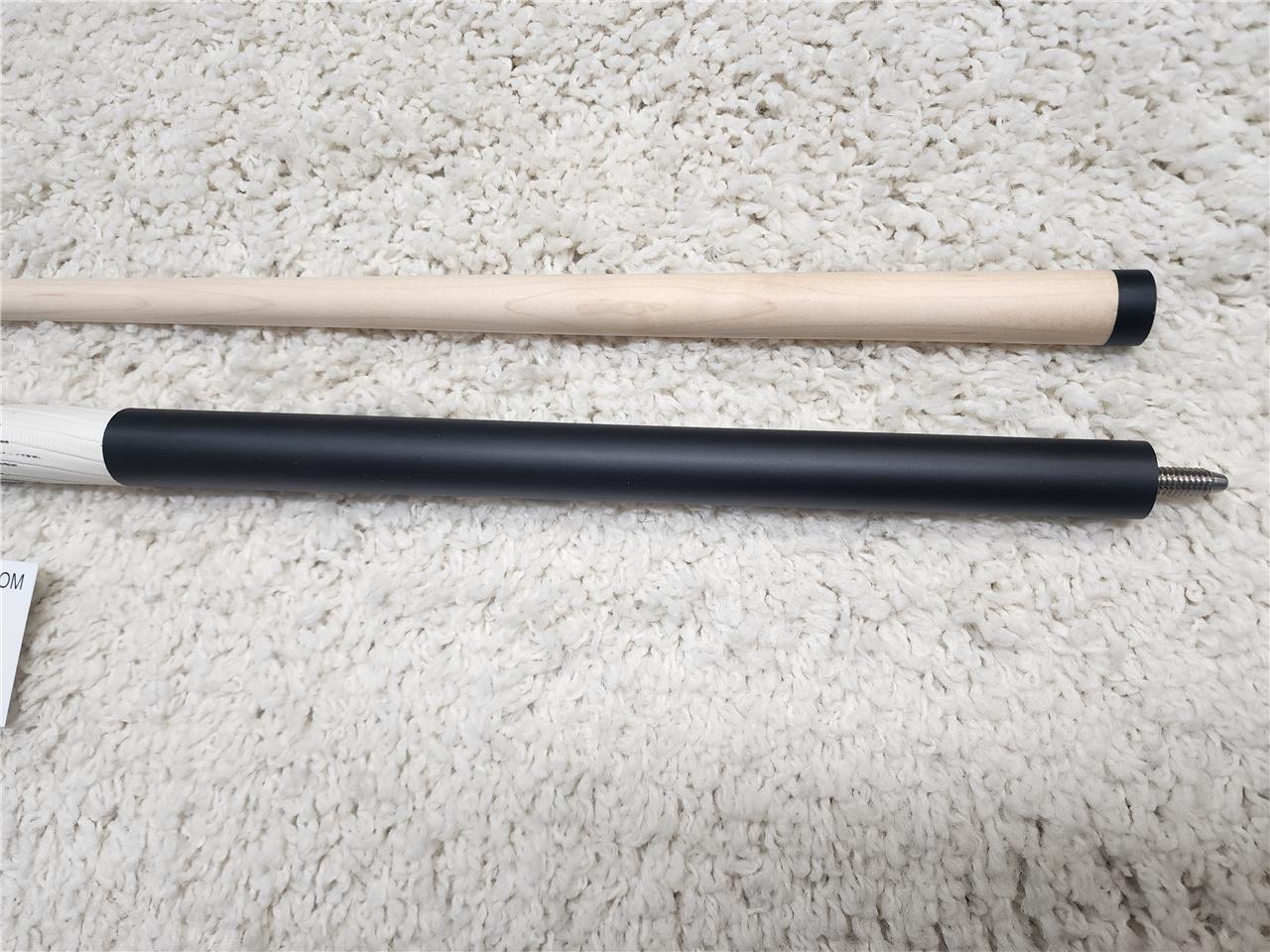 KODA POOL CUE KD40 Matte Black w/ Faux Ringtail Lizard Wrap - 12.5 Maple Shaft