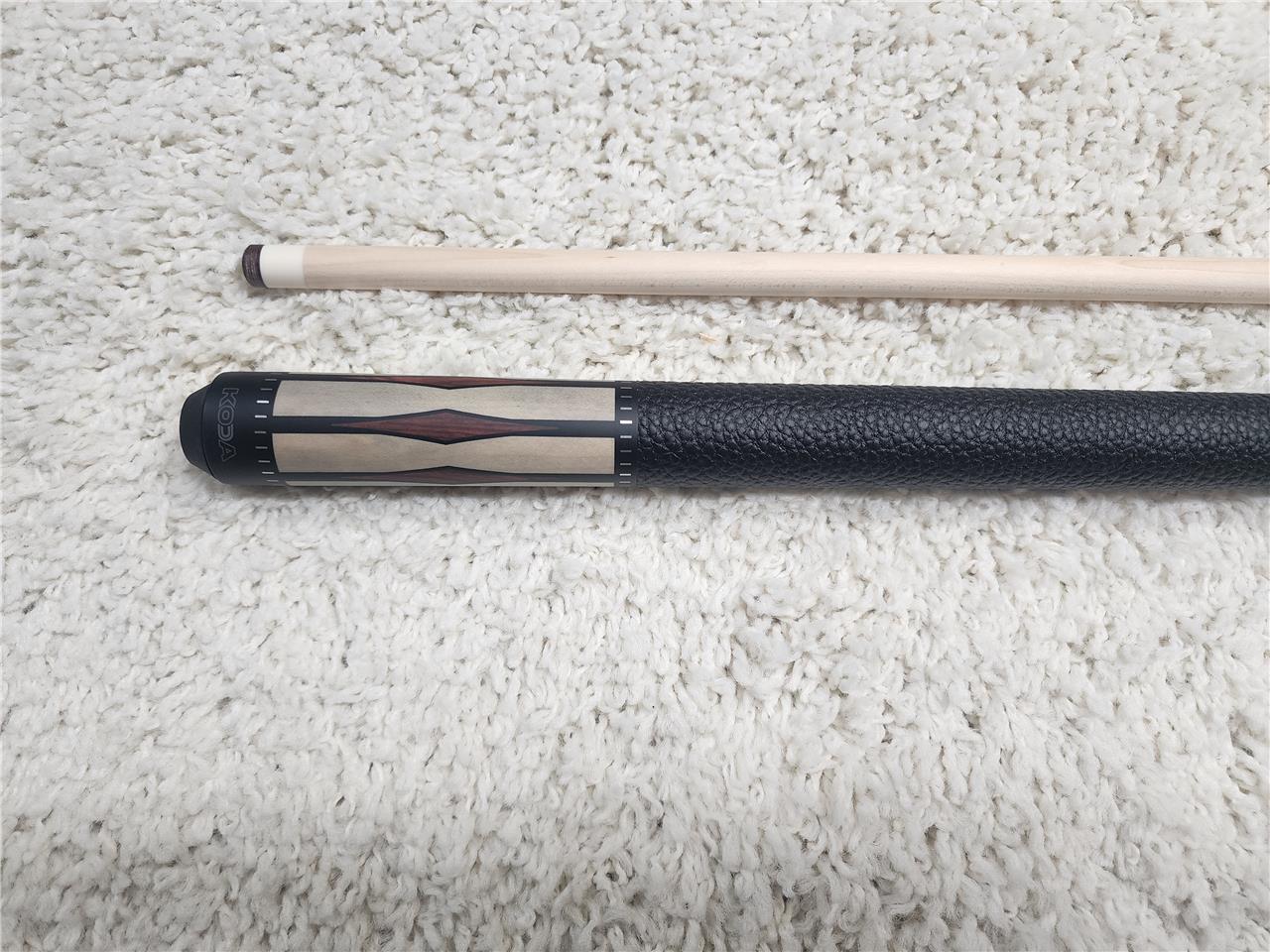 K2 POOL CUE KL193 Matte Gray, Floating Cocobolo/Black Point Design