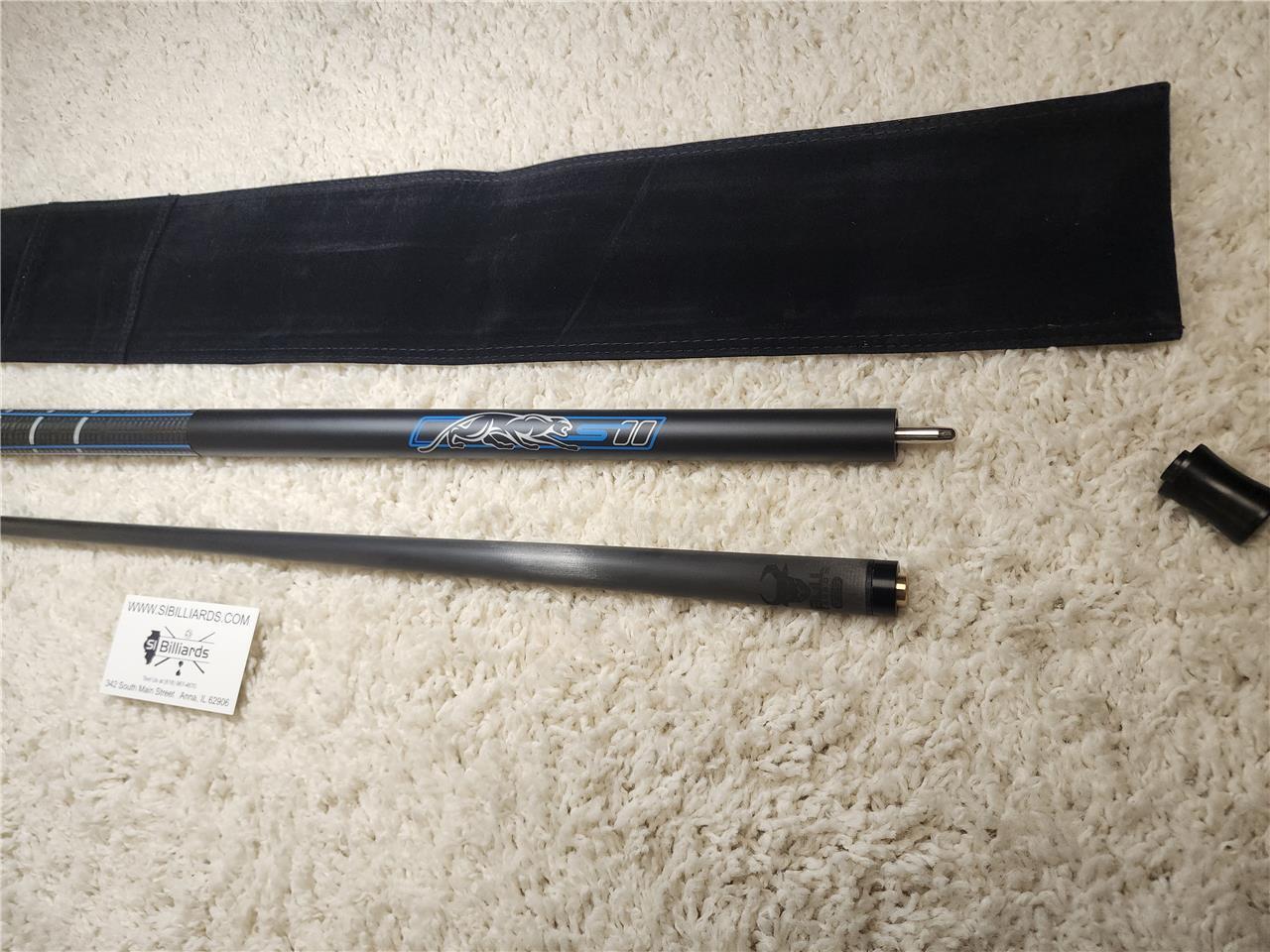 Predator Sport 2 Amp Sport Wrap Uniloc Pool Cue with Bull Carbon 11.75 mm Shaft