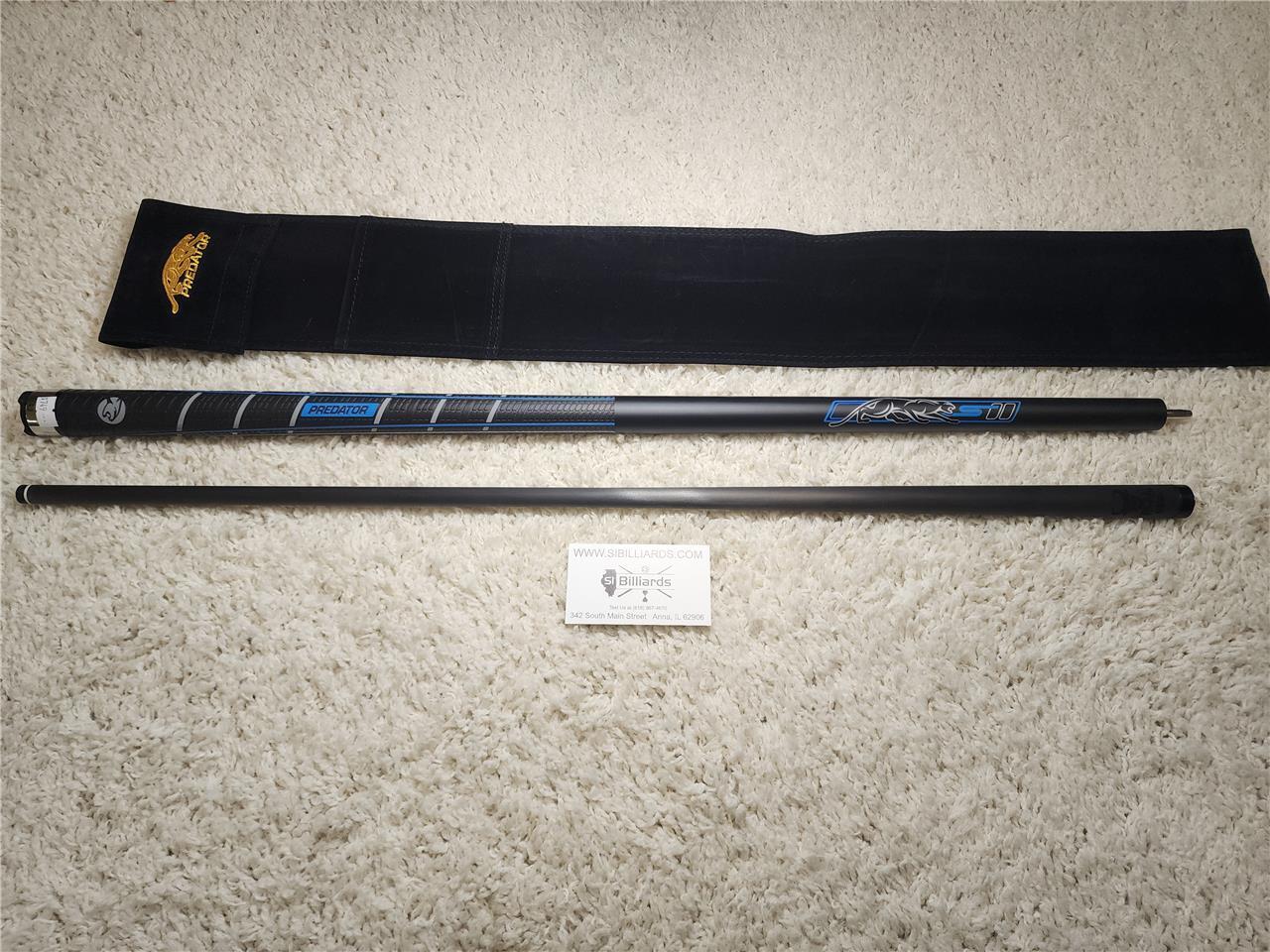 Predator Sport 2 Amp Sport Wrap Uniloc Pool Cue with Bull Carbon 11.75 mm Shaft