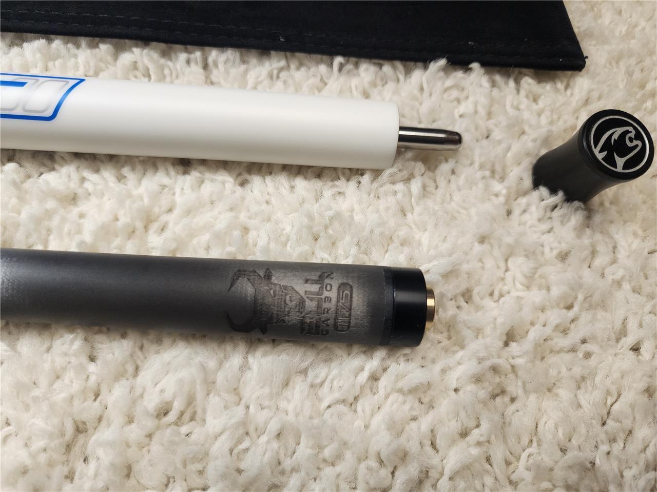 Predator Sport 2 Volt No Wrap Pool Cue Uniloc Bull Carbon 11.75 Shaft New!!