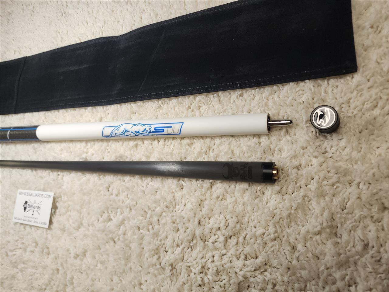 Predator Sport 2 Volt w/ Sport Wrap Pool Cue Uniloc Bull Carbon 12.25 mm Shaft