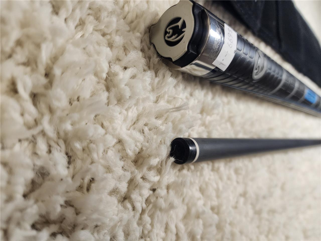 Predator Sport 2 Volt w/ Sport Wrap Pool Cue Uniloc Bull Carbon 12.25 mm Shaft