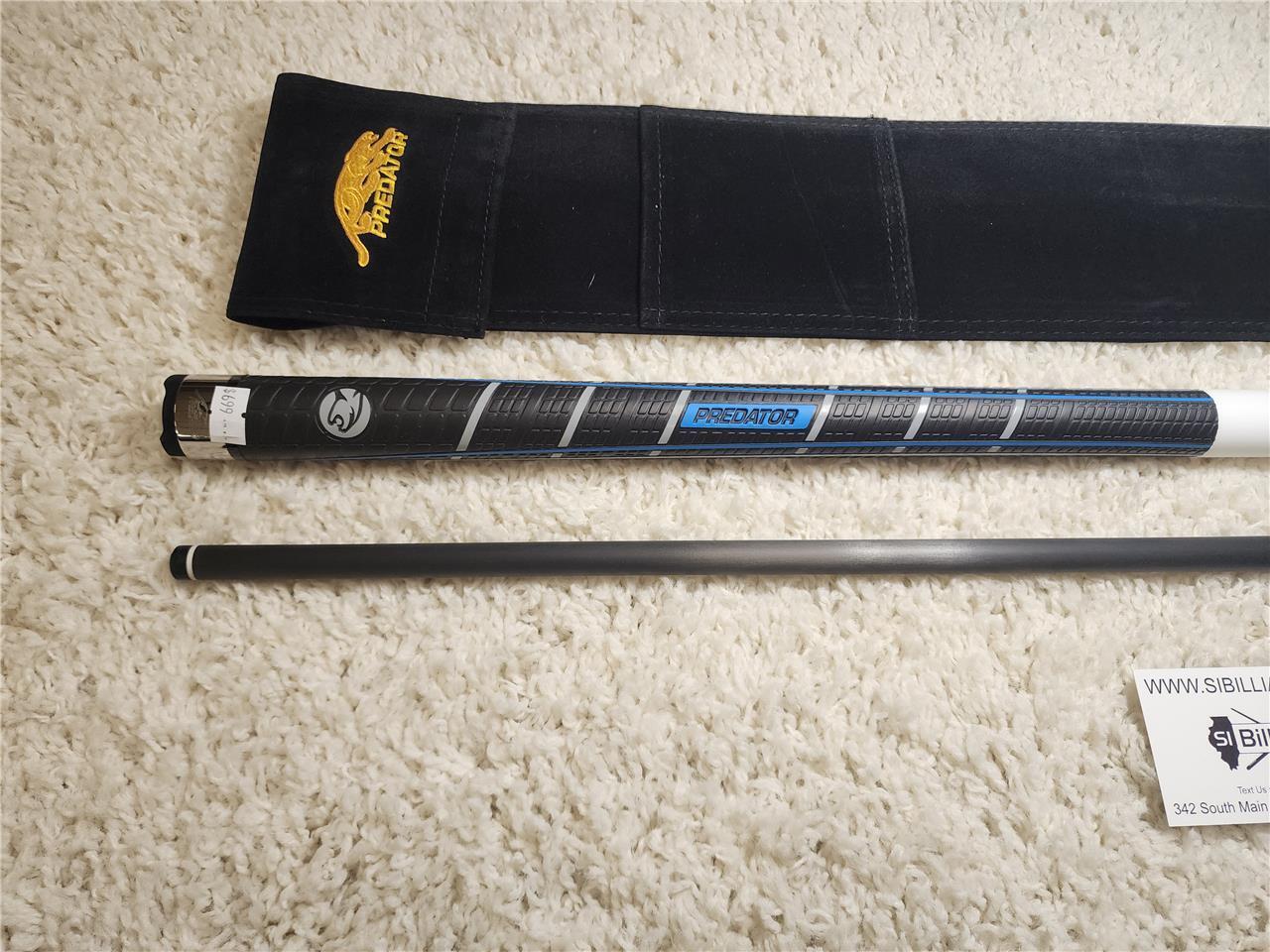 Predator Sport 2 Volt w/ Sport Wrap Pool Cue Uniloc Bull Carbon 12.25 mm Shaft