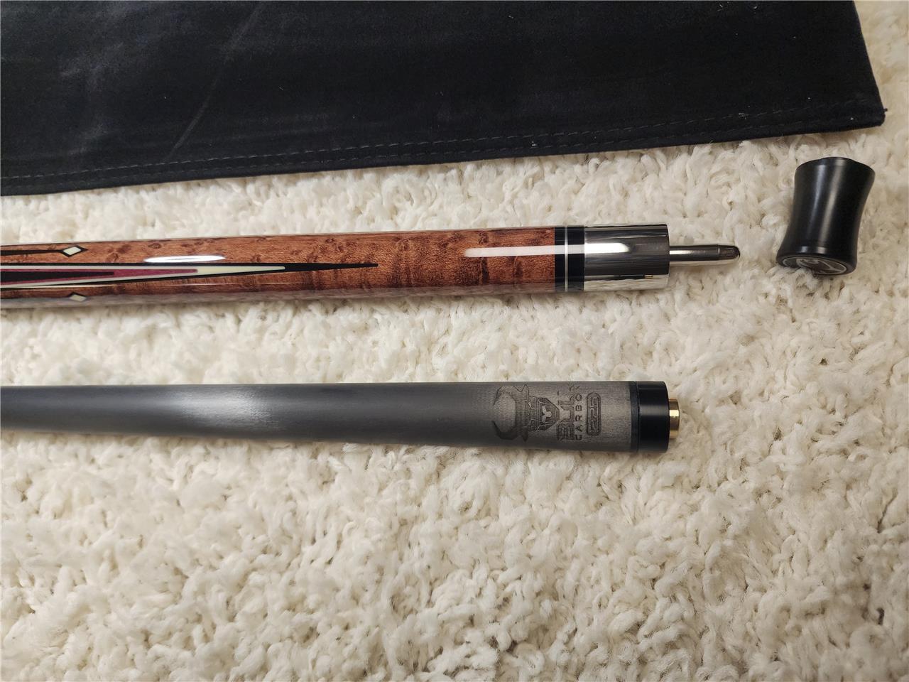 Predator K Series Classics 2-4 Cue - Bull Carbon 12.25 mm Shaft & Case!