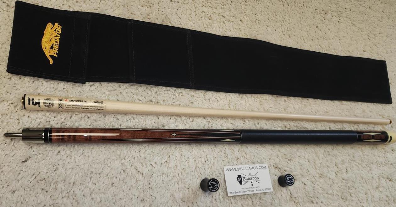 Predator K Series Classics 2-4 Cue - 314-3 12.75 mm Shaft + Jt. Caps & Case! New