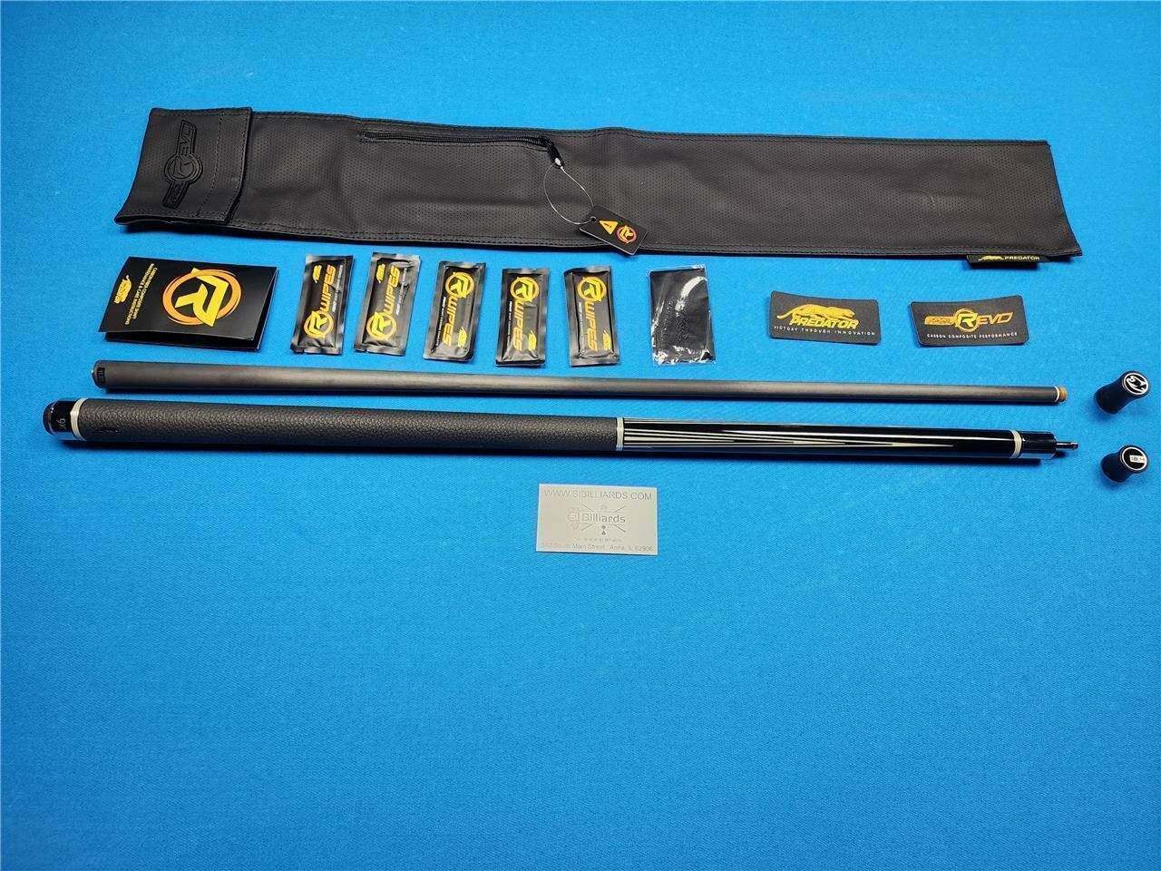 Predator 9K-3 Pool Cue - UniLoc Revo 12.9mm WVP + Jt. Caps & Case