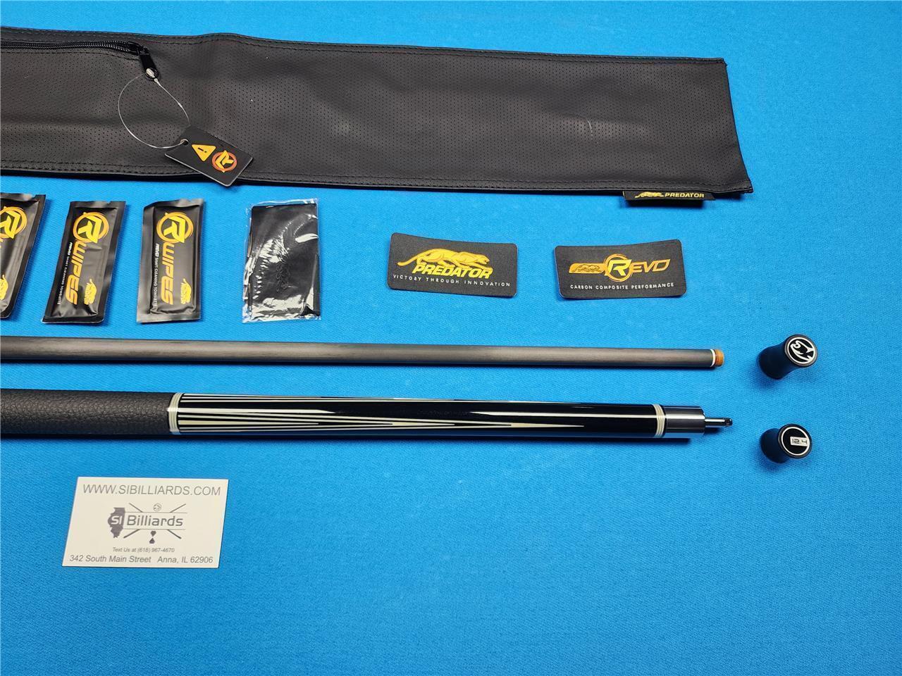 Predator 9K-3 Pool Cue - UniLoc Revo 12.9mm WVP + Jt. Caps & Case