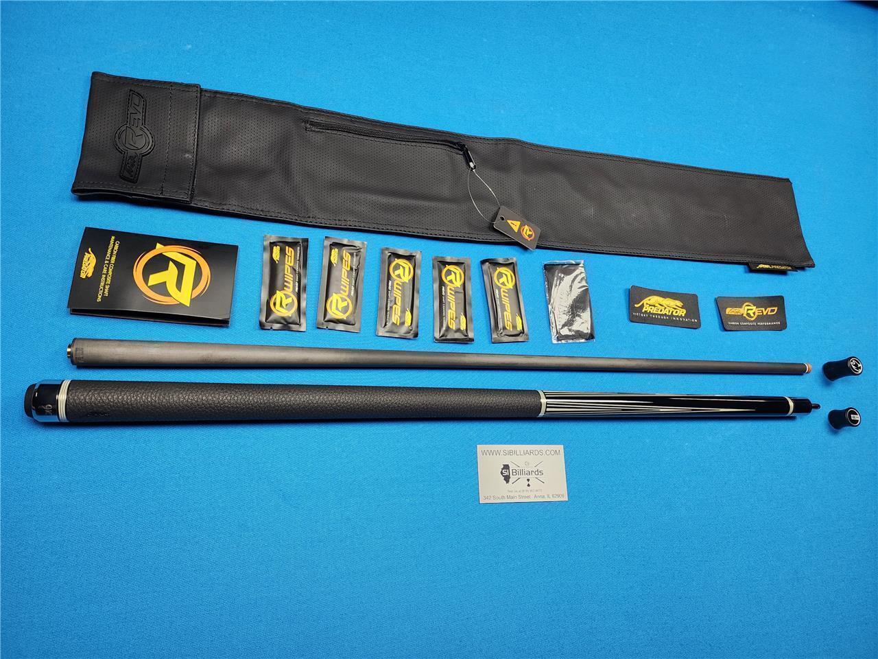 Predator 9K-3 Pool Cue - UniLoc Revo 12.9mm WVP + Jt. Caps & Case