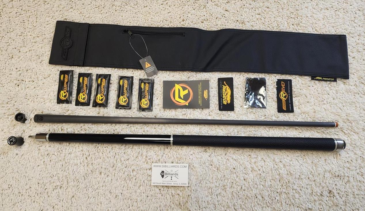 Predator 9K-1 Pool Cue - UniLoc Revo 11.8 mm + Jt. Caps & Case