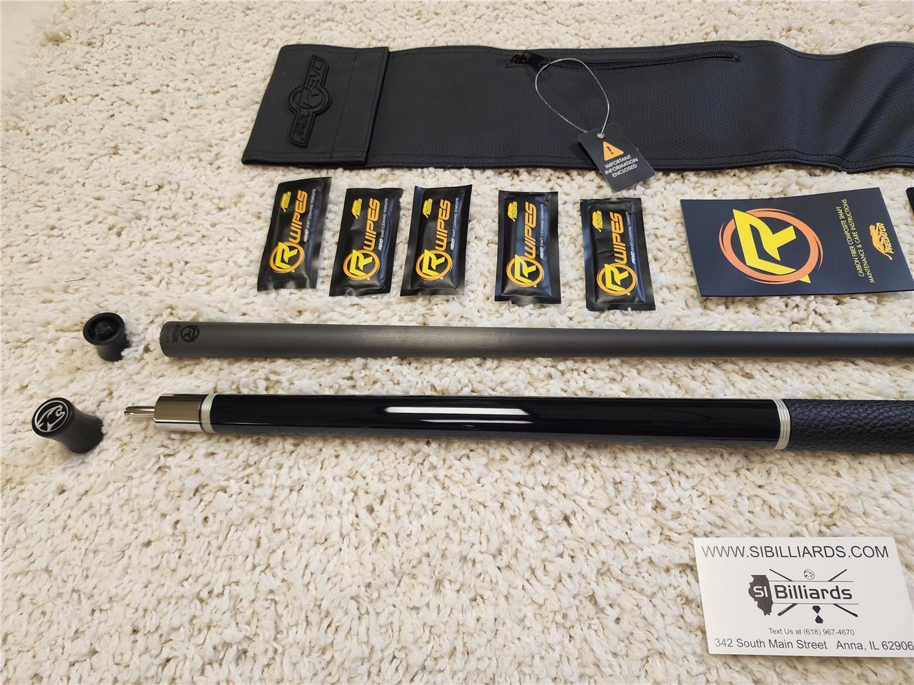 Predator 9K-1 Pool Cue - UniLoc Revo 11.8 mm + Jt. Caps & Case