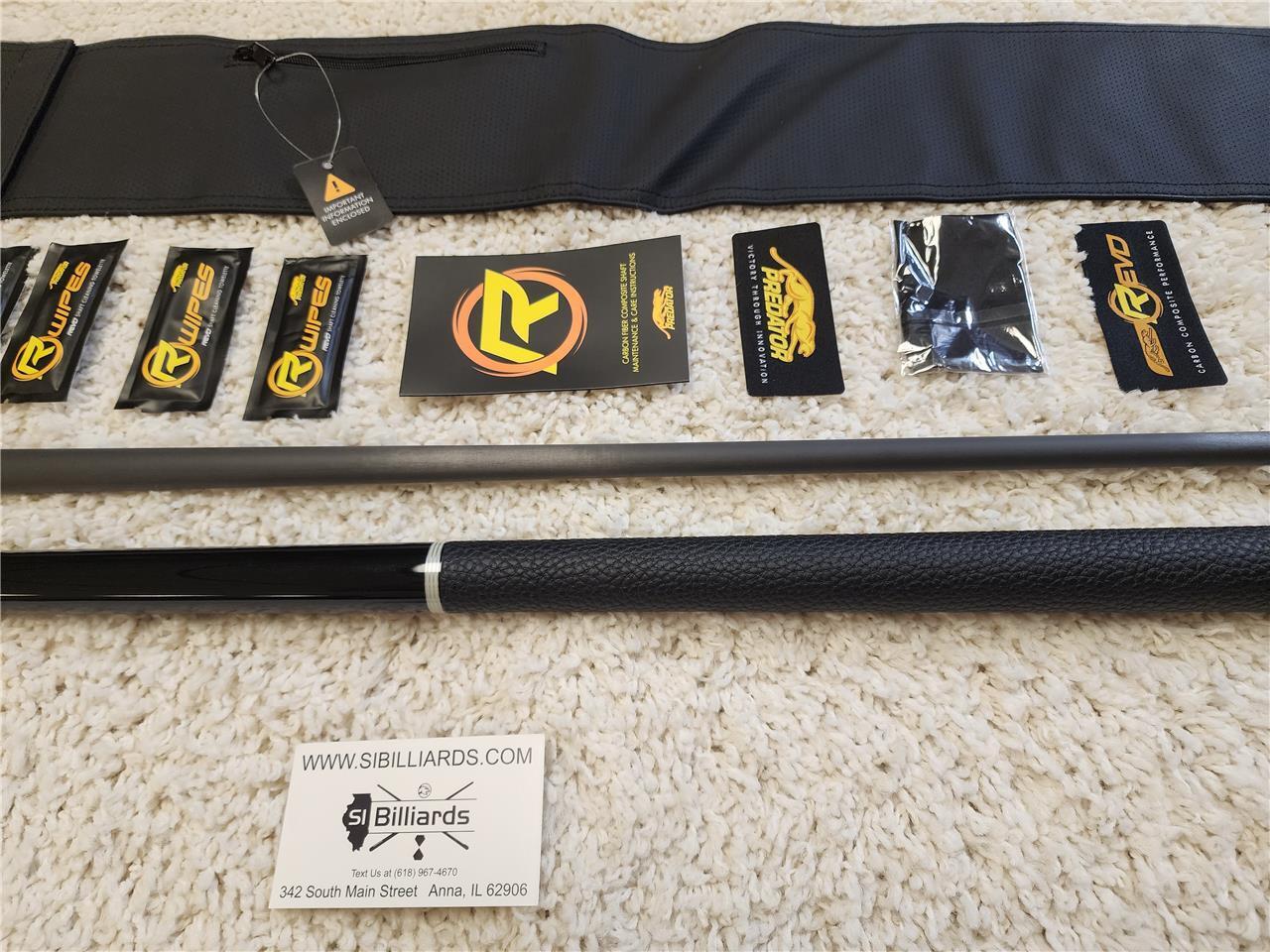 Predator 9K-1 Pool Cue - UniLoc Revo 11.8 mm + Jt. Caps & Case