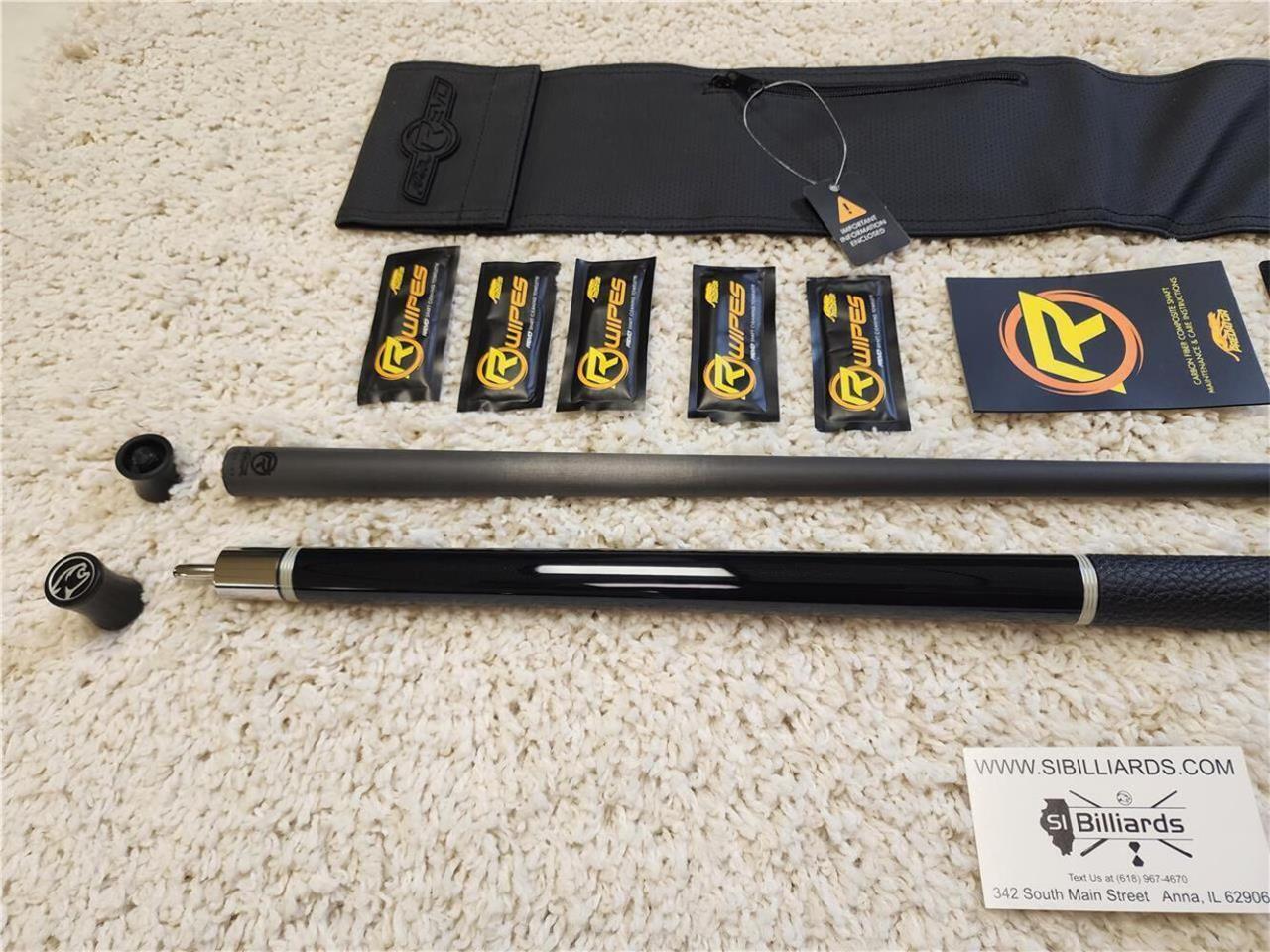 Predator 9K-1 Pool Cue - UniLoc Revo 12.4 mm + Jt. Caps & Case