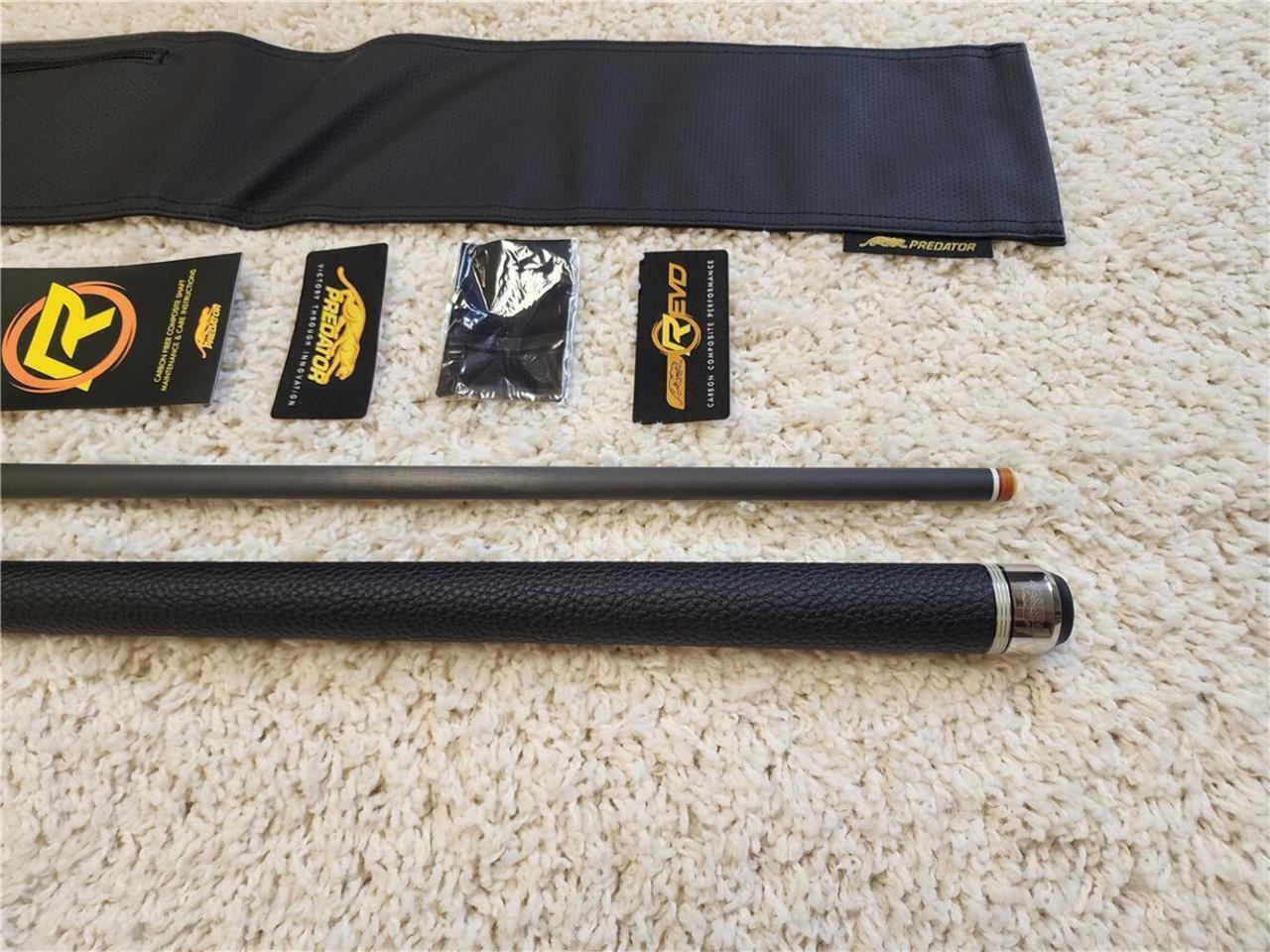 NEW Predator 9K-1 Pool Cue - UniLoc Revo 12.9 mm + Jt. Caps & Case