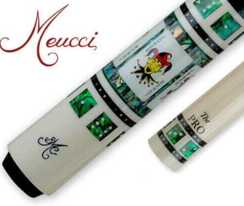 Meucci BMC Casino 2 Pool Cue w/The Pro Shaft, FREE HARD CASE (Jokers)