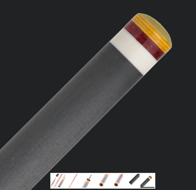 Poison by Predator Candy Series 12.4mm Carbon Fiber Shaft -Peach/Pink - No Wrap