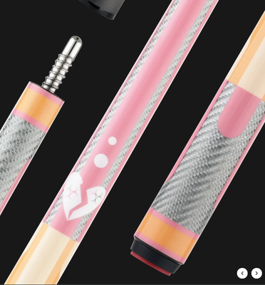 Poison by Predator Candy Series 12.4mm Carbon Fiber Shaft -Peach/Pink - No Wrap