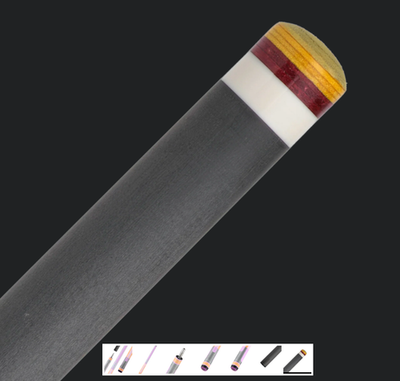 Predator Poison Candy Sugar Pool Cue 12.4mm Carbon Fiber Shaft Peach