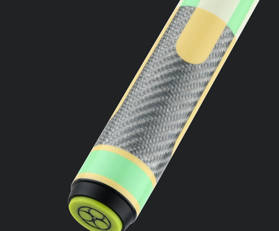 Predator Poison Candy Sugar Pool Cue 12.4mm Carbon Fiber Shaft Green Peach