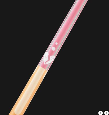 Poison by Predator Candy Series 12.4mm Carbon Fiber Shaft -Peach/Pink - No Wrap