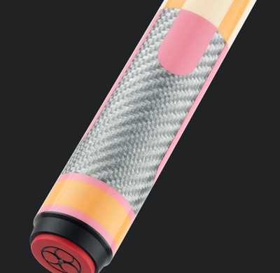 Poison by Predator Candy Series 12.4mm Carbon Fiber Shaft -Peach/Pink - No Wrap