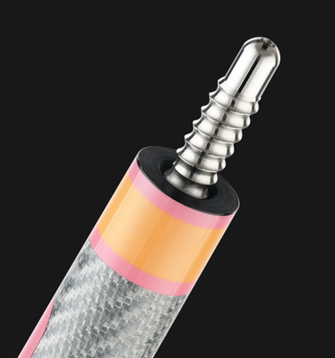 Poison by Predator Candy Series 12.4mm Carbon Fiber Shaft -Peach/Pink - No Wrap