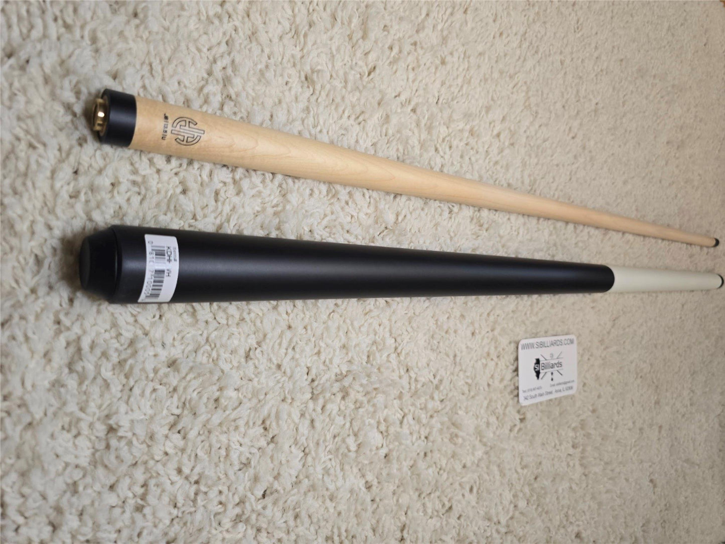 Koda KDHHWH Heavy Hitter Break/Jump Cue - Black/White 13.5mm Shaft Phenolic Tip