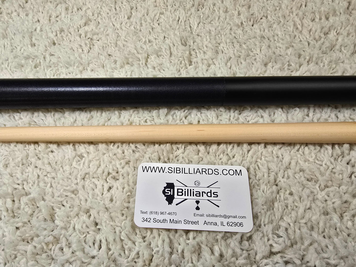 K2 Pool KLB14 Cue Matte Black With Purple W/ K2 LD 12.5MM Shaft!