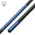 Bull Carbon BCC1 Pool Cue – Blue Curly Maple - Carbon Fiber Shaft – Uni‑Loc