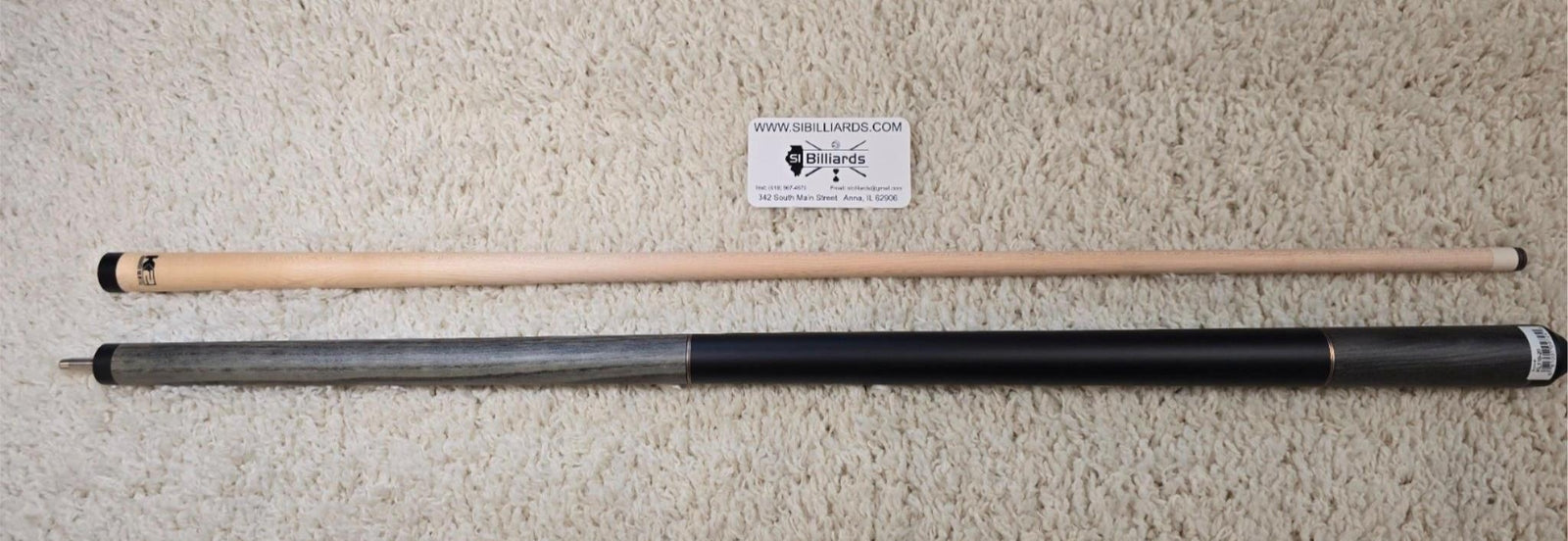 K2 Pool Cue KL118 Gray Exotic Wood With Dual Copper Rings! 12.5 mm Shaft!