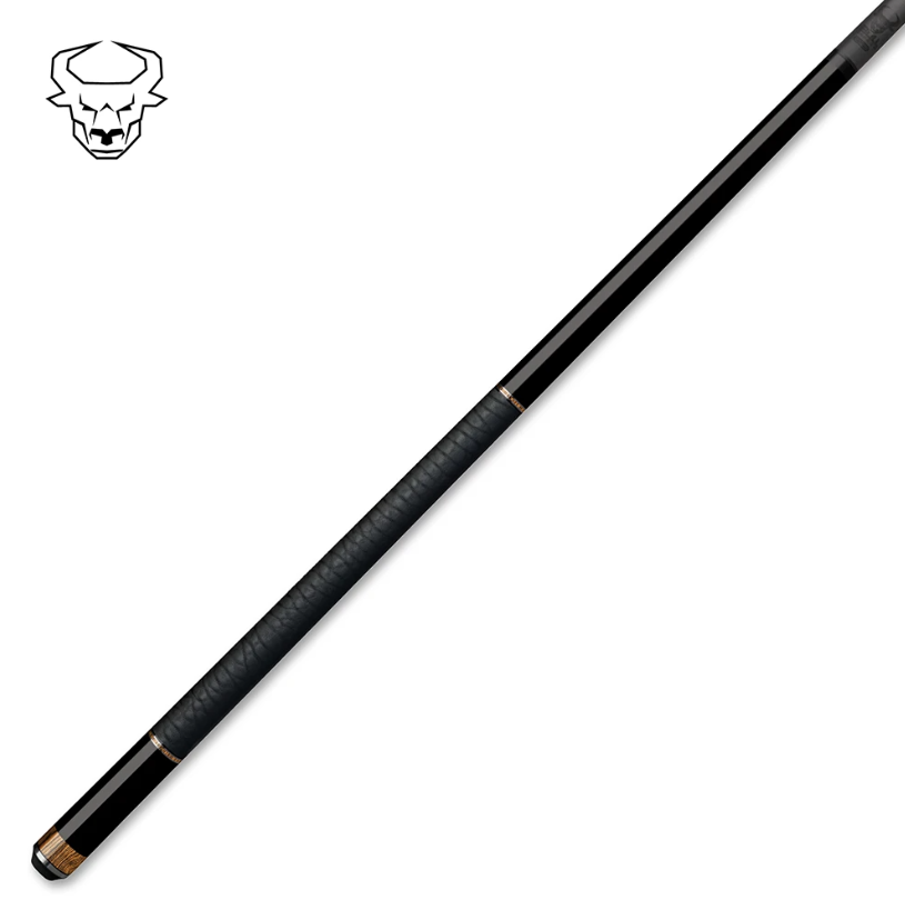 Bull Carbon BCC30 Pool Cue – Black Onyx + Bocote - Carbon Fiber Shaft –Uni‑Loc