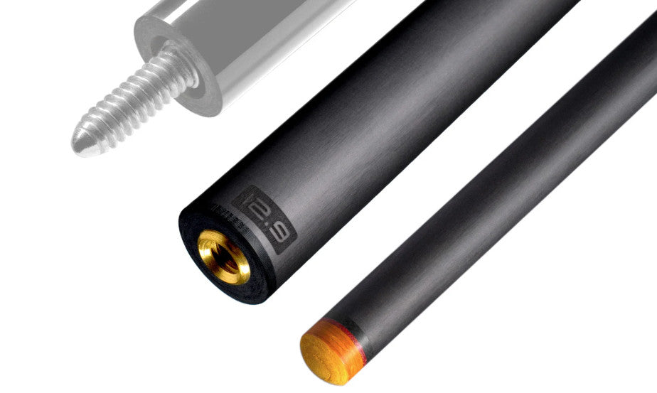 Predator REVO 12.9mm Carbon Fiber Pool Cue Shaft 5/16 x 14 Pin Black Vault