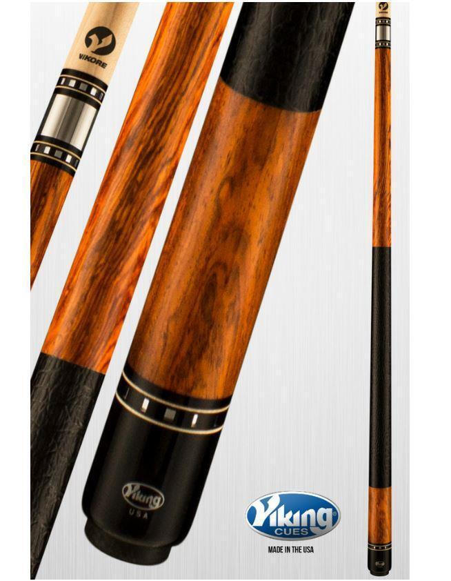 Viking Leather Wrap Pool Cue B3972 w/ Vikore High Performance Shaft Free Shippin