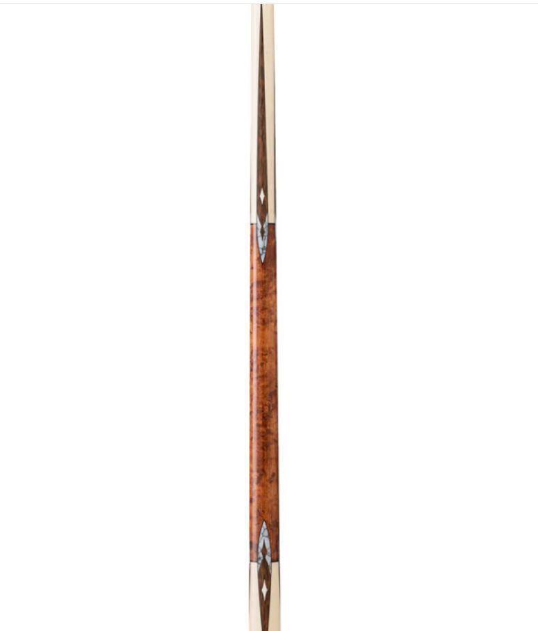 Players G4147 Birdseye & Maple with White Recon Wrapless Cue